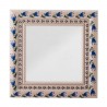 Petit miroir mural bois peint rose Bloomingville Badia