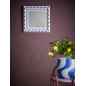 Petit miroir mural bois peint Bloomingville Badia