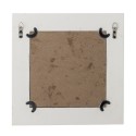 Petit miroir mural bois peint rose Bloomingville Badia