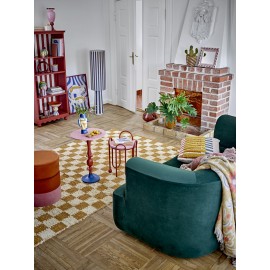 Petit miroir mural bois peint Bloomingville Badia