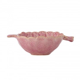 Bol gres rose forme fruit Bloomingville Gideon