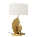 Lampe de table paon dore Bloomingville Peacock