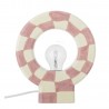 Lampe de table ceramique design rose Bloomingville Vialini