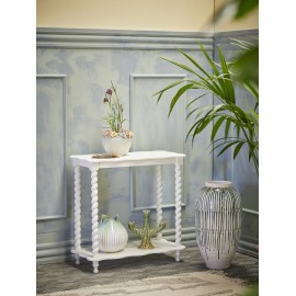 Table console bois pieds torsadés Bloomingville Bia