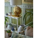 Table console bois blanc pieds torsades Bloomingville Bia
