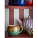 Mug a cafe gres emaille artisanal Bloomingville Sheen set de 4