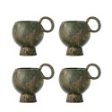 Tasse design original gres emaille Bloomingville Avonlea set de 4