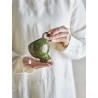 Tasse design original gres emaille Bloomingville Avonlea set de 4