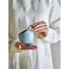 Tasse à café design grès artisanal Bloomingville Avonlea set de 4