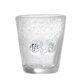 Verre a eau rustique poisson Bloomingville Finney