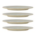 Assiettes poissons peint gres Bloomingville Hadden set de 4