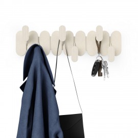 Portemanteau mural plastique recycle design Umbra Tempo