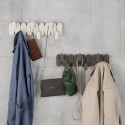 Portemanteau mural plastique recycle design Umbra Tempo