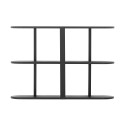 Etagere murale design bois noir Bloomingville Vicente