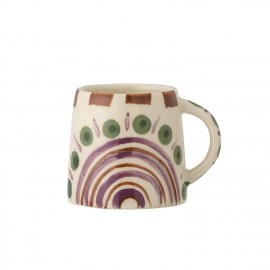 Petite tasse a expresso gres peint Bloomingville Shama
