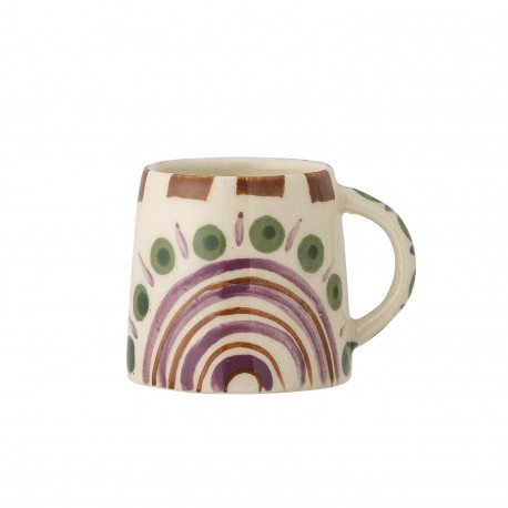 Petite tasse a expresso gres peint Bloomingville Shama
