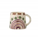 Petite tasse a expresso gres peint Bloomingville Shama