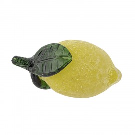 Figurine decorative verre citron givre Bloomingville Limone