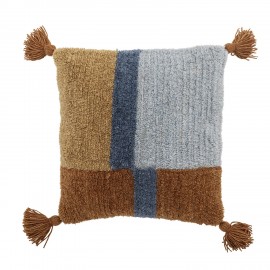 Coussin laine tufte motif contemporain graphique Bloomingville Centro