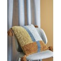 Coussin laine tufte motif contemporain graphique Bloomingville Centro