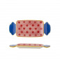 Petite assiette de présentation gres peint multicolore Bloomingville Caramella