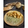 Plat de service rond gres design fruit Bloomingville Milani