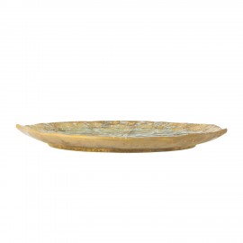 Plat de service rond gres design fruit Bloomingville Milani