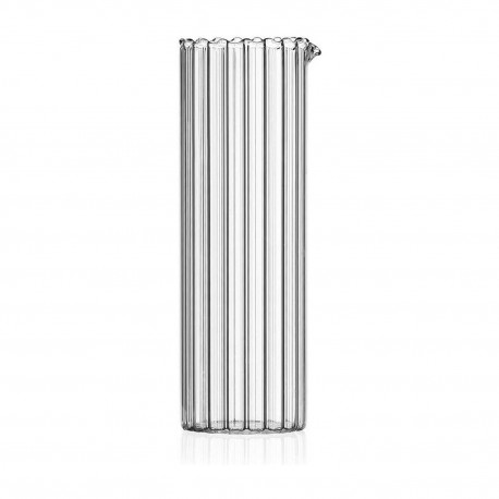 Carafe a eau design verre strie Ichendorf Laguna