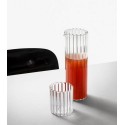 Carafe a eau design verre strie Ichendorf Laguna