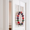 Couronne decorative murale papier plie origami multicolore Remember Grace