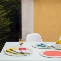 Set de table rond coton design couleur Remember