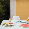 Set de table coton rond design couleur Remember lot de 2