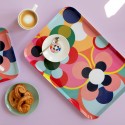 Grand plateau de service fleurs multicolore Remember Sushi