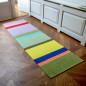 Tapis couloir coton rayures Remember Riva