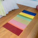 Petit tapis coton rayures multicolore Remember Riva