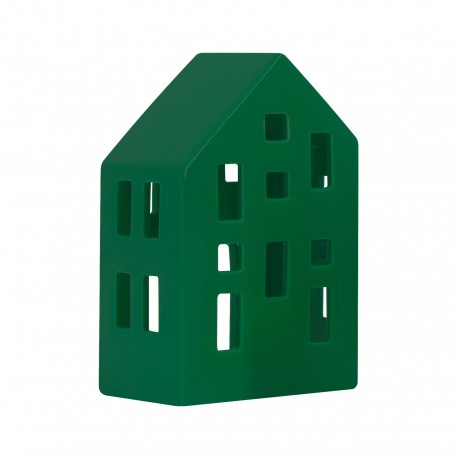 Photophore maison porcelaine couleur Remember Forest