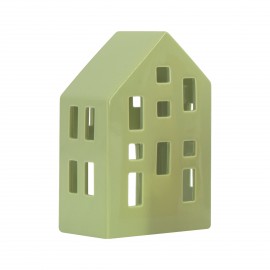 Maison photophore porcelaine couleur Remember Lime