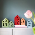 Maison photophore porcelaine couleur Remember Lime