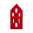 Maison photophore porcelaine Remember Red