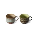 Mugs gres artisanal Hk living Odyssey set de 2