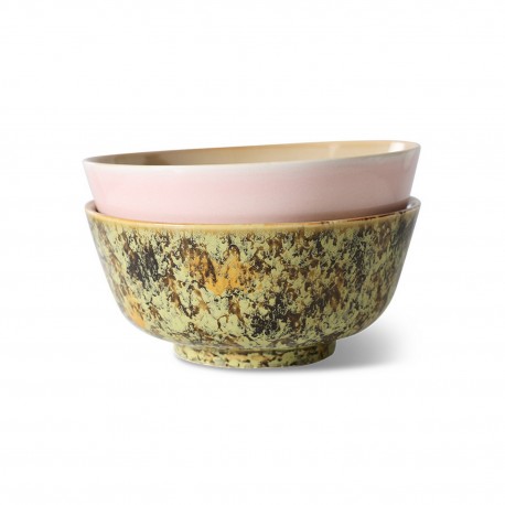 Bol ramen gres artisanal style japonais HK living Ascend set de 2