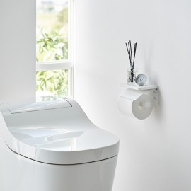 Porte papier toilette mural design Yamazaki Tower