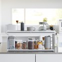 Etagere rangement plan de travail cuisine semi ferme Yamazaki Tower