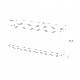 Etagere rangement plan de travail cuisine semi ferme Yamazaki Tower