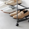 Etagere rangement chaussures 5 niveaux tablette bois Yamaazaki Tower