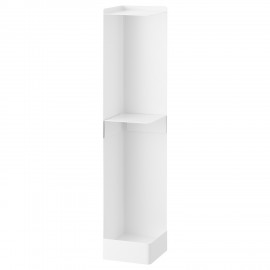 Rangement papier toilette brosse wc acier design Yamazaki Tower
