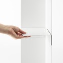 Rangement papier toilette brosse wc acier design Yamazaki Tower