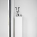 Rangement papier toilette brosse wc acier design Yamazaki Tower