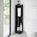 Rangement rouleaux toilette brosse wc acier design Yamazaki Tower