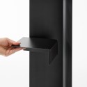 Rangement rouleaux toilette brosse wc acier design Yamazaki Tower